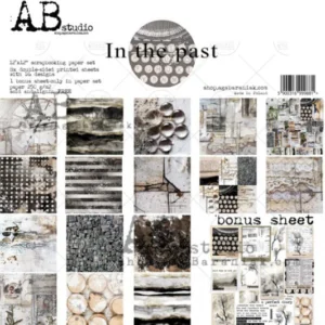 AB Studios In the Past Scrapbook Papers 12" x 12" 8 pgs