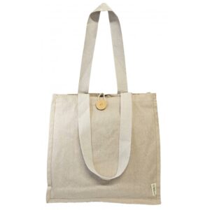 Bolsa algodón reciclado asas 38x39cm