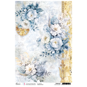 Rice Paper A4 Floral Elegance