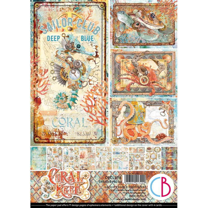 Coral Reef Creative Pad A4