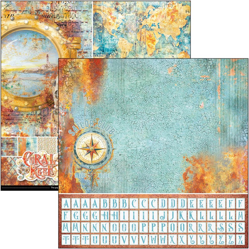 Coral Reef Patterns Pad 12x12 - Imagen 2