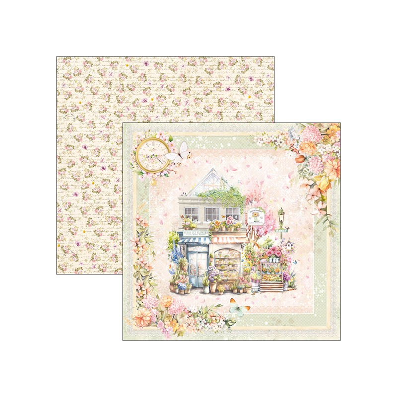 Flower Shop Patterns Pad 12x12 - Imagen 4