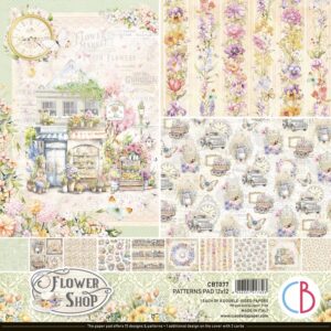 Flower Shop Patterns Pad 12x12