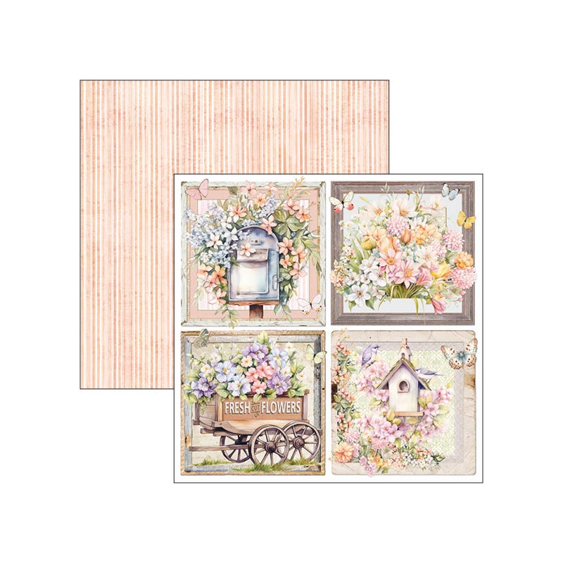 Flower Shop Patterns Pad 12x12 - Imagen 5