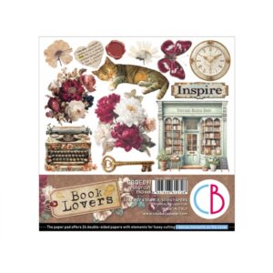 BOOK LOVER Fussy Cut Pad 6"x6" 24/Pkg
