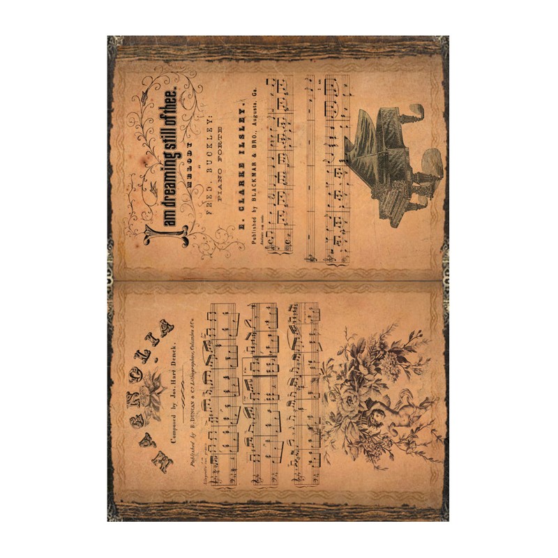 Papel de Arroz PARTITURA PARA PIANO