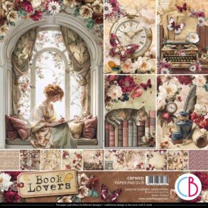 BOOK LOVERS Paper Pad 30x30cm