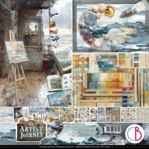 Artist Journey Patterns Pad 12"x12" 8/Pkg