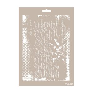 Stencil Mix Media TEXTO