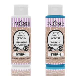 Transparent Spider Crackle BLUE 70+70ml
