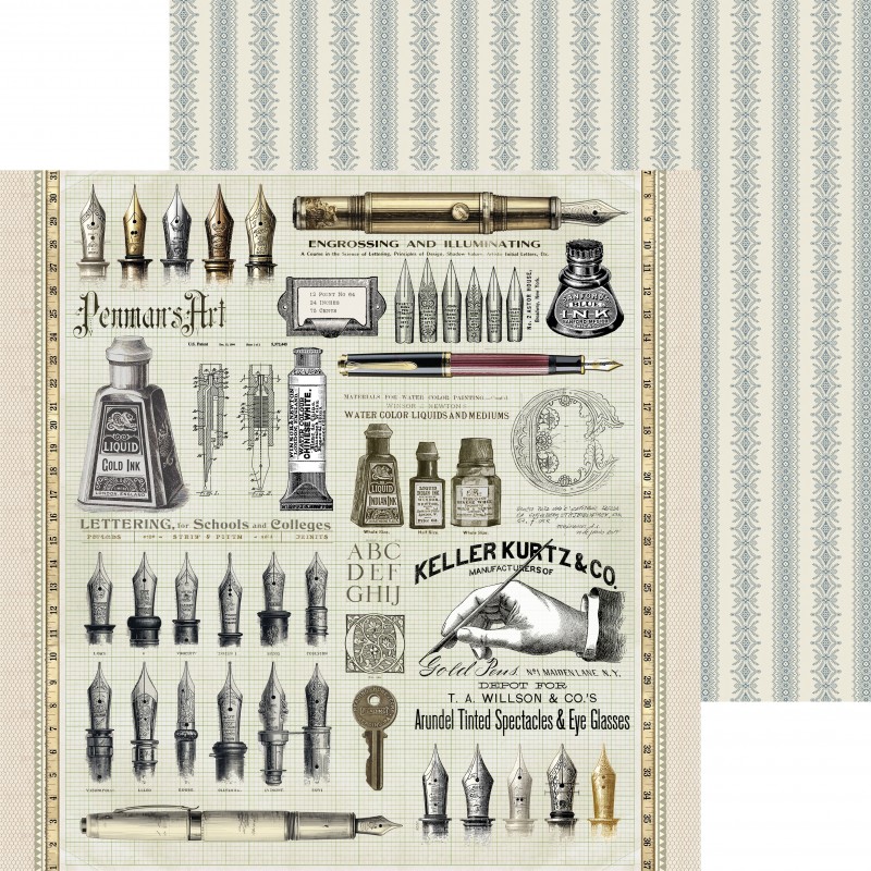 Typographic Paper Pad 12x12" - Imagen 2