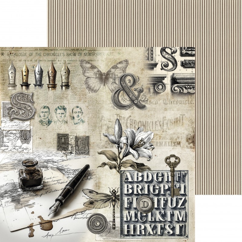 Typographic Paper Pad 12x12" - Imagen 3