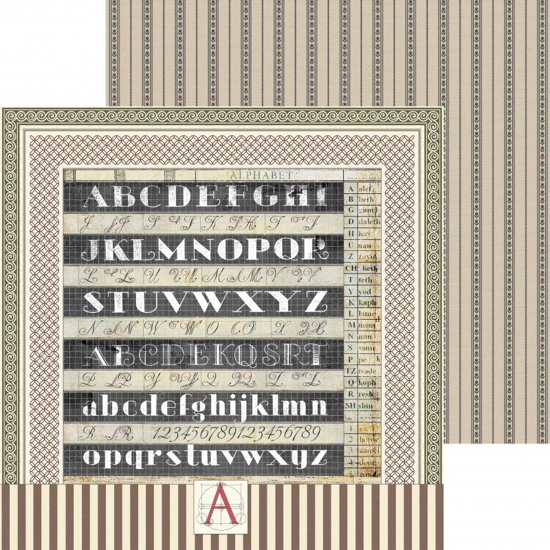 Typographic Paper Pad 12x12" - Imagen 4