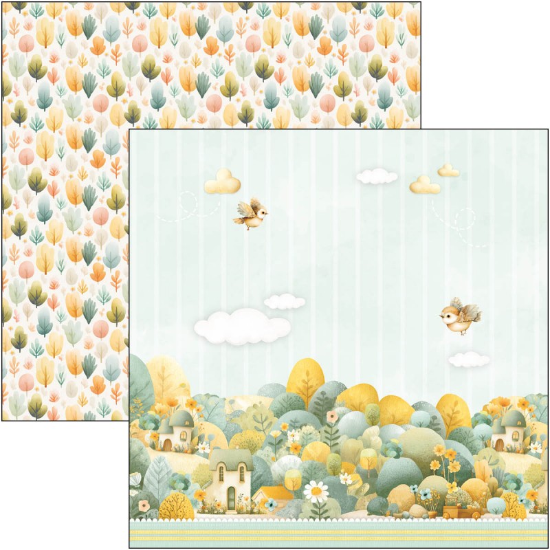 Lunibloom Patterns Pad 12"x12" 8/Pkg - Imagen 2