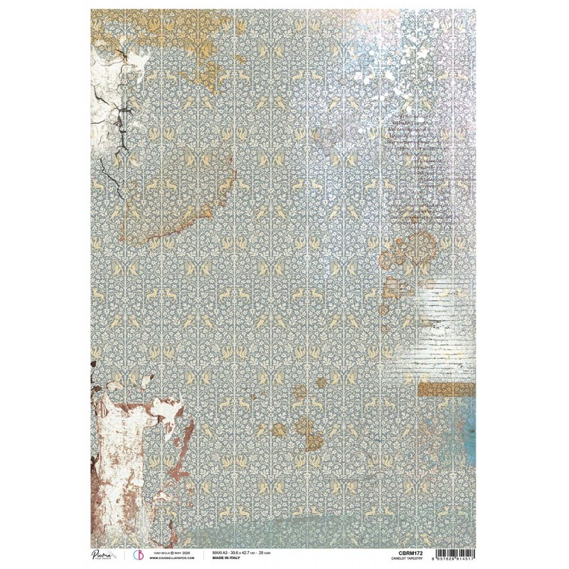 Rice Paper A3 Camelot Tapestry