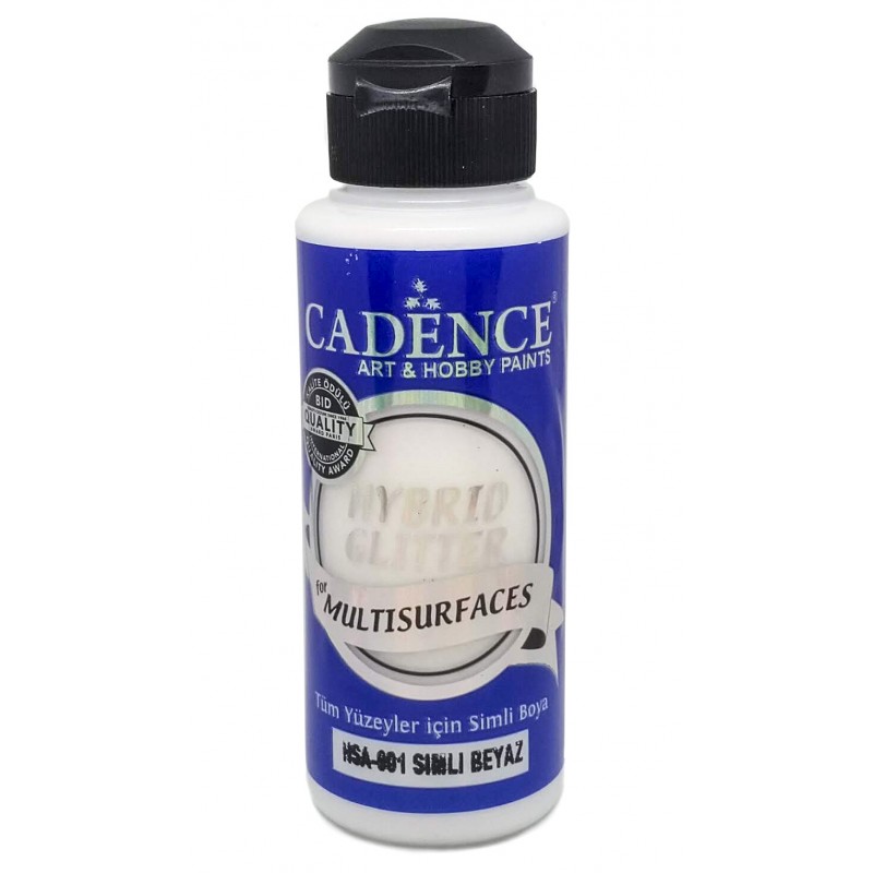 Hybrid glitter ORO 120ml WHITE