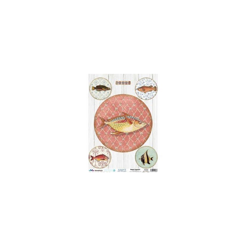 Papel de Arroz SOFT A3 PECES 2