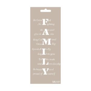 Stencil Mix Media FAMILY