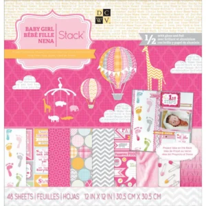 Block Scrapbook Baby Girl