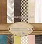 Asuka Studio Double-Sided Paper Pack-Leather & Wood Texture