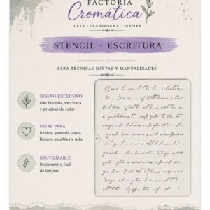 Stencil escritura