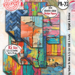 Timber Tints A5 Design Paper Bright & Broken