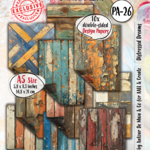 Timber Tints A5 Design Paper Distressed