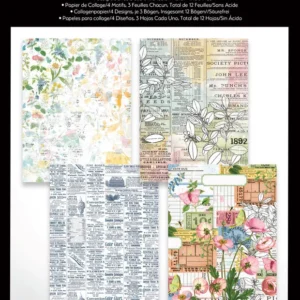 Field Notes 6x8 Inch Decoupage Paper (12pcs)