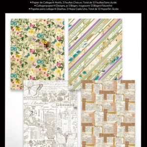 Garden Chronicles 6x8 Inch Decoupage Paper (12pcs) by Katie Pertiet