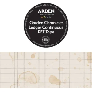 Garden Chronicles PET Tape Ledger Continuous (5cmx5m) by Katie Pertiet