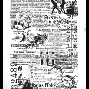 Maker Series 4x6 Inch Clear Stamp Season of Joy