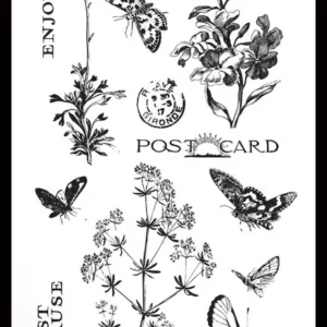 Maker Series 4x8 Inch Clear Stamp Set Field Notes Meadow