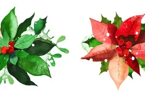 Season of Joy Kiss-Cut PET Tape Poinsettia (5cmx5m)