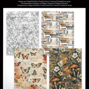 Wicked Woods 6x8 Inch Decoupage Paper (12pcs) by Katie Pertiet