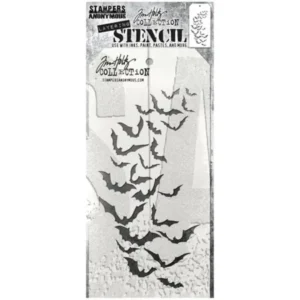 Tim Holtz Layering Stencils, Batty.
