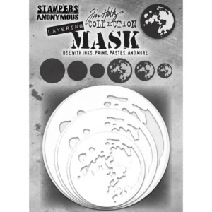 Tim Holtz Layering Stencil: Moon.