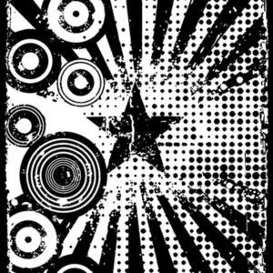 Retro Carnival Tim Holtz Components Cling Mount Collage Stamp