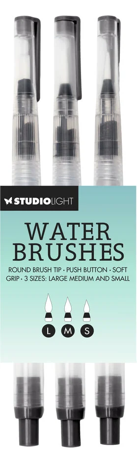 Water Brushes Fine/Medium/Large Tip (3pcs) (SL-ES-WBRU01) (BASIC)