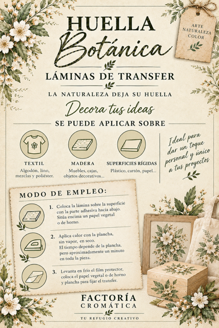 Transfer DTF "Huella Botánica" 124 - Imagen 2