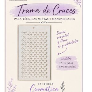 Stencil Trama de Cruces