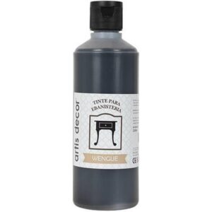 TINTE EBANISTERIA AL AGUA ARTIS DECOR WENGUE 250ML.